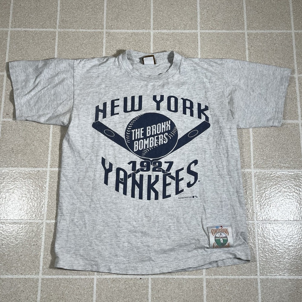 Vtg 1993 Nutmeg New York Yankees Cooperstown Collection The Bronx Bombers Tshirt